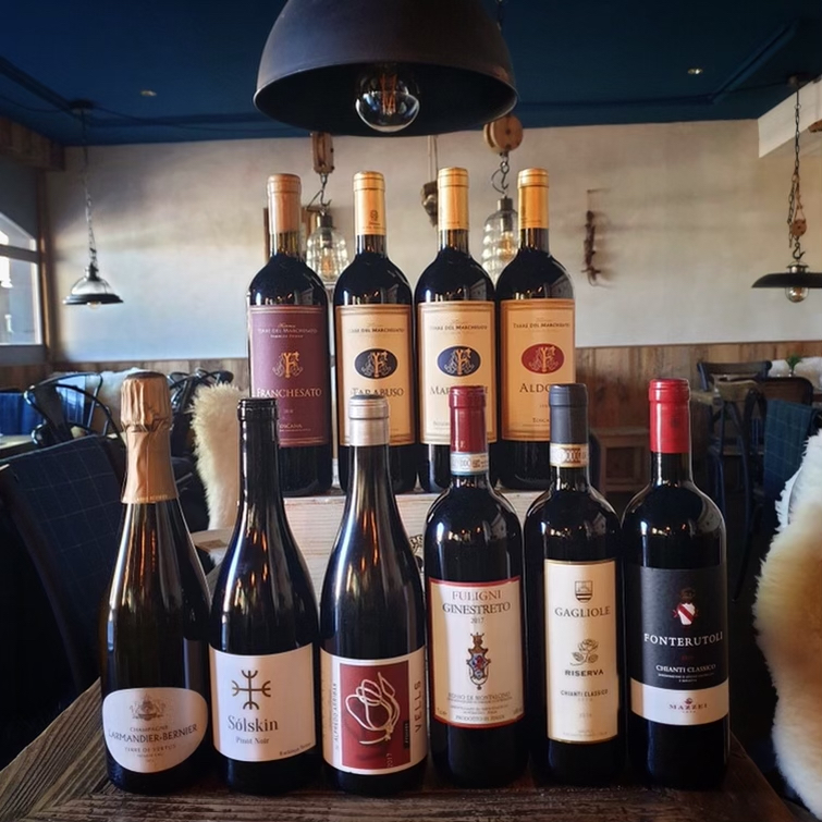 Wines at Brasserie Uno
